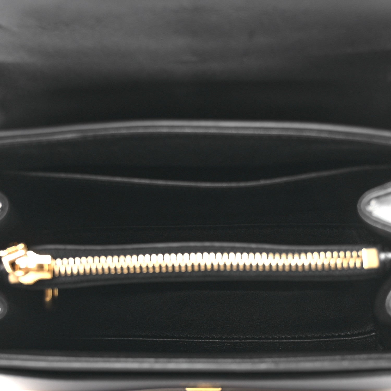 Celine Satinated Calfskin Mini 16 Top Handle Bag Black 8 of 29