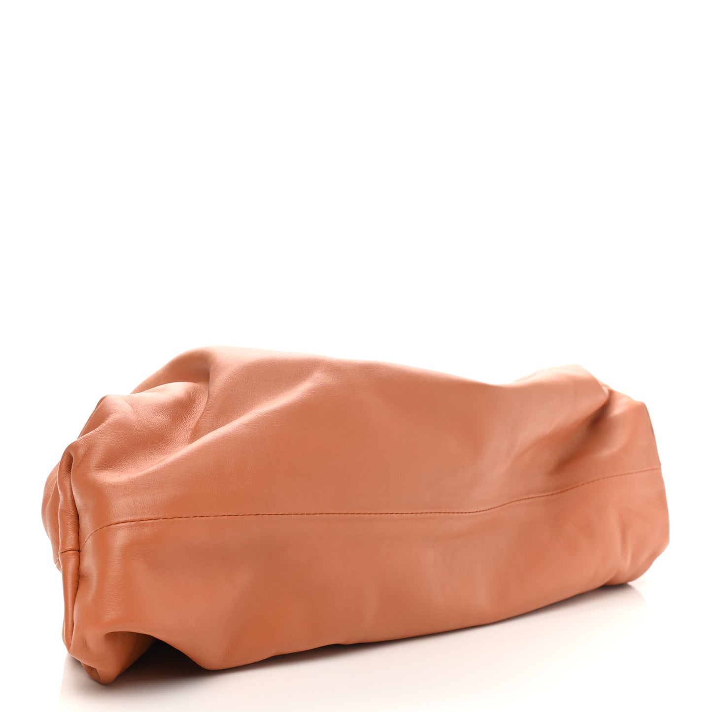 Smooth Butter Calf The Pouch Oversized Clutch Clay