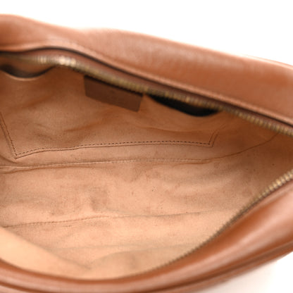 Gucci Glazed Calfskin Matelasse Diagonal Small GG Marmont Chain Shoulder Bag Cuir 5 of 11