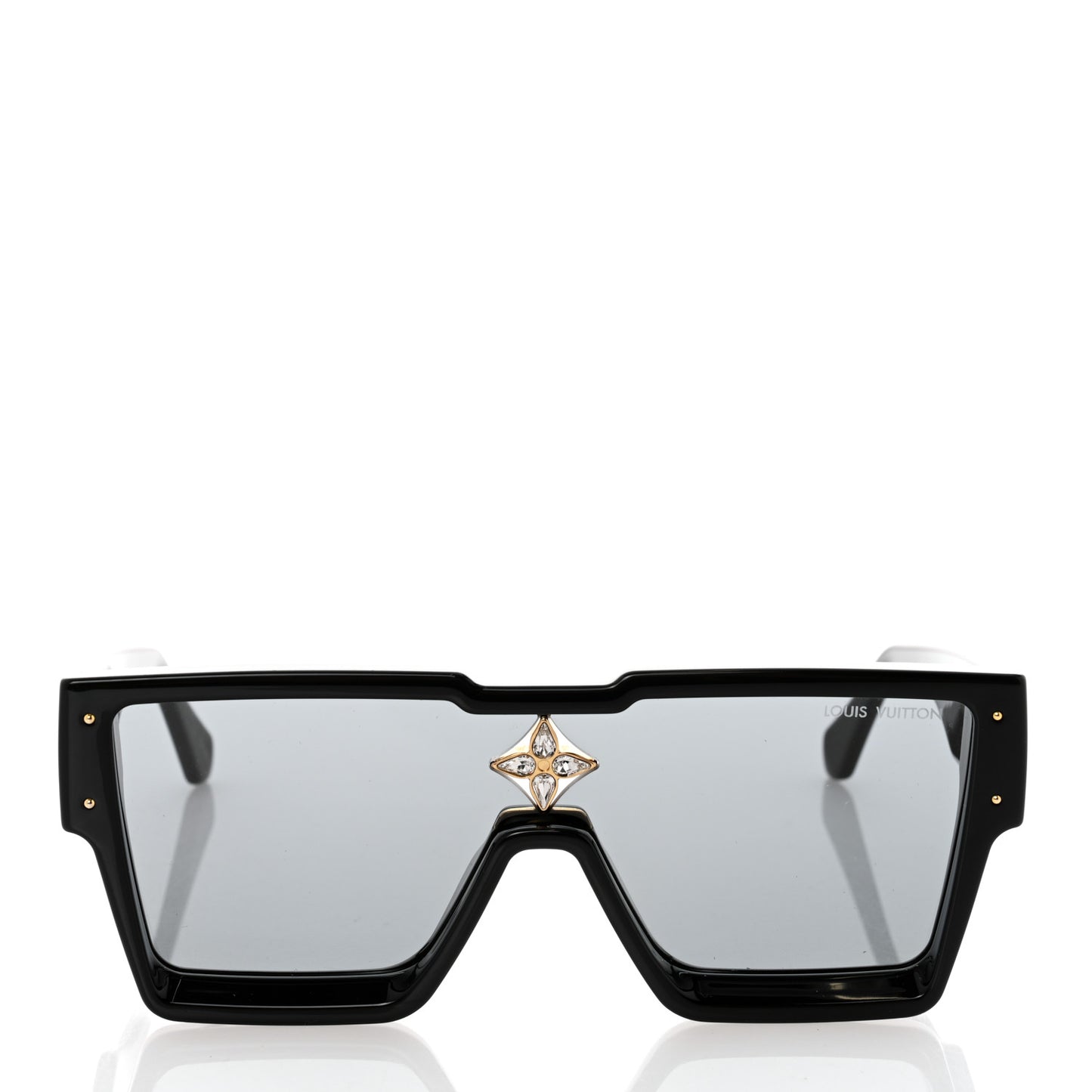 Acetate Swarovski Crystal Cyclone Sunglasses Z1578W Black