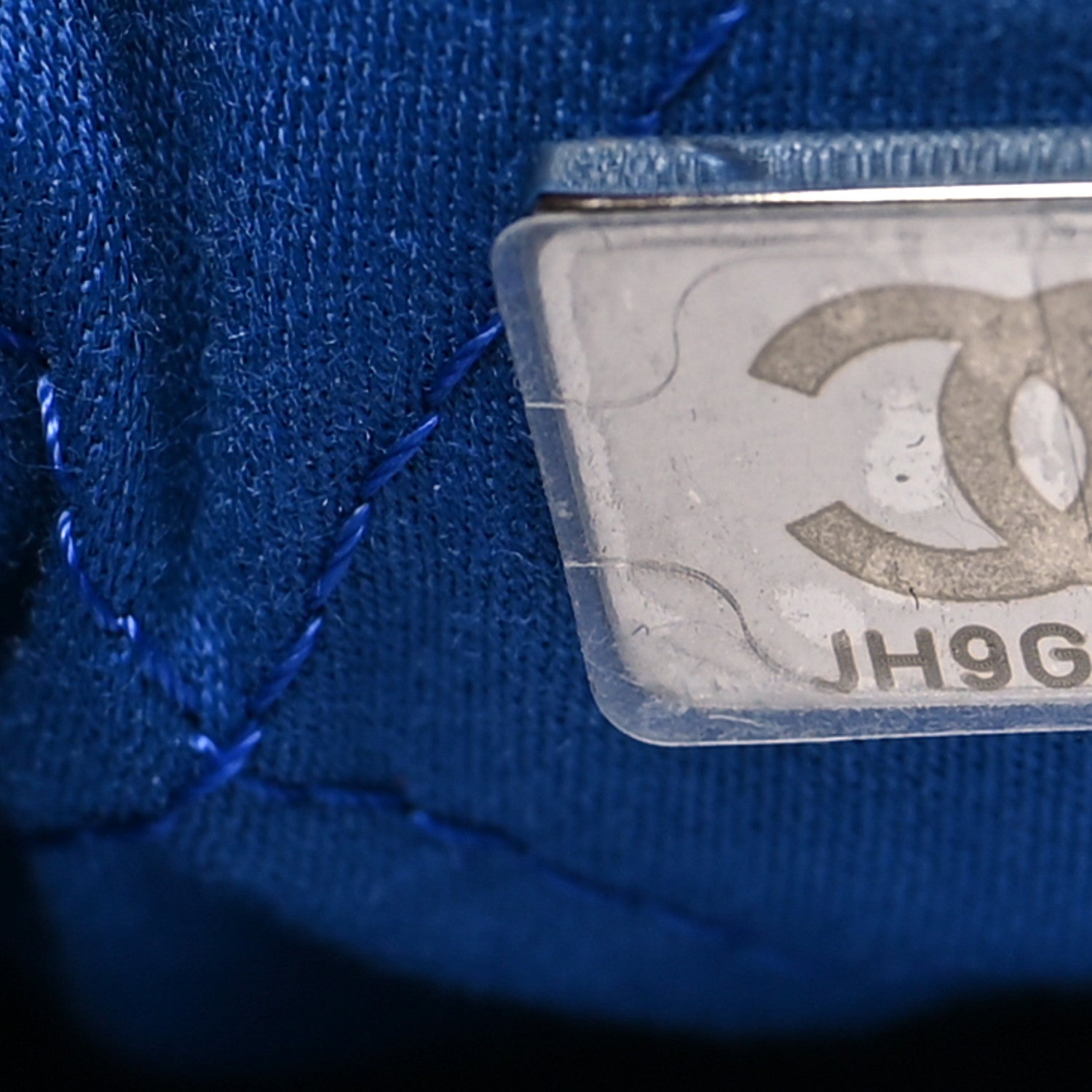 Chanel Shiny Calfskin Quilted Chanel 22 Blue 9 of 12