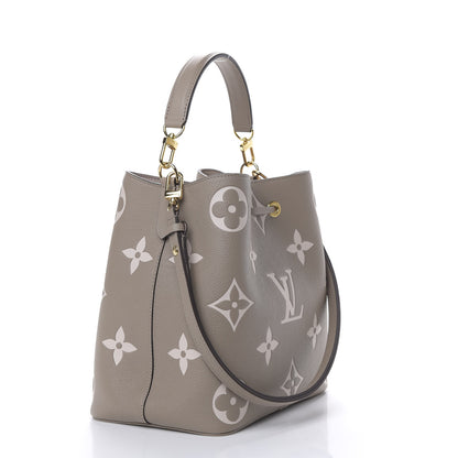 Louis Vuitton Empreinte Monogram Giant Neonoe MM Tourterelle Creme 3 of 9