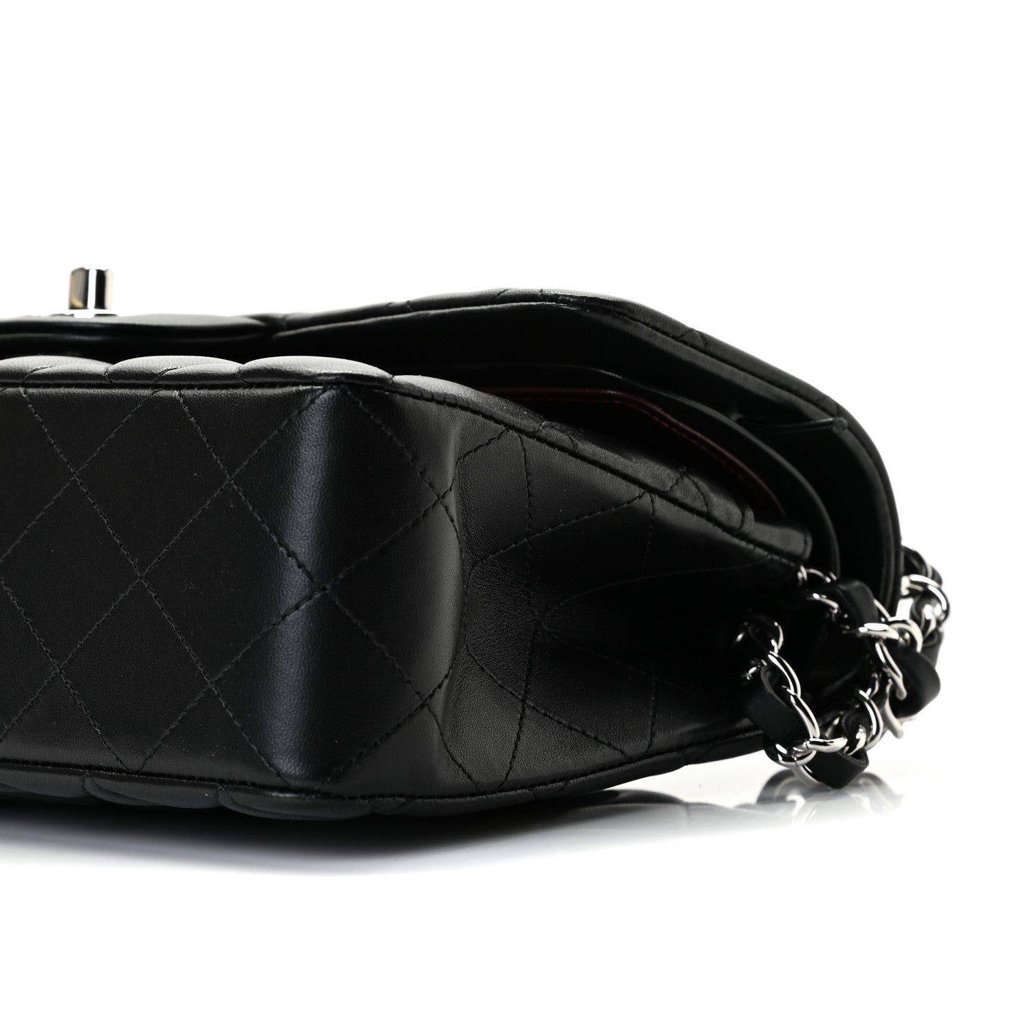 Chanel Lambskin Quilted Small Double Flap Black 6 of 10