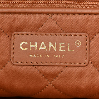 Chanel Shiny Calfskin Quilted Small Chanel 22 Beige 8 of 12