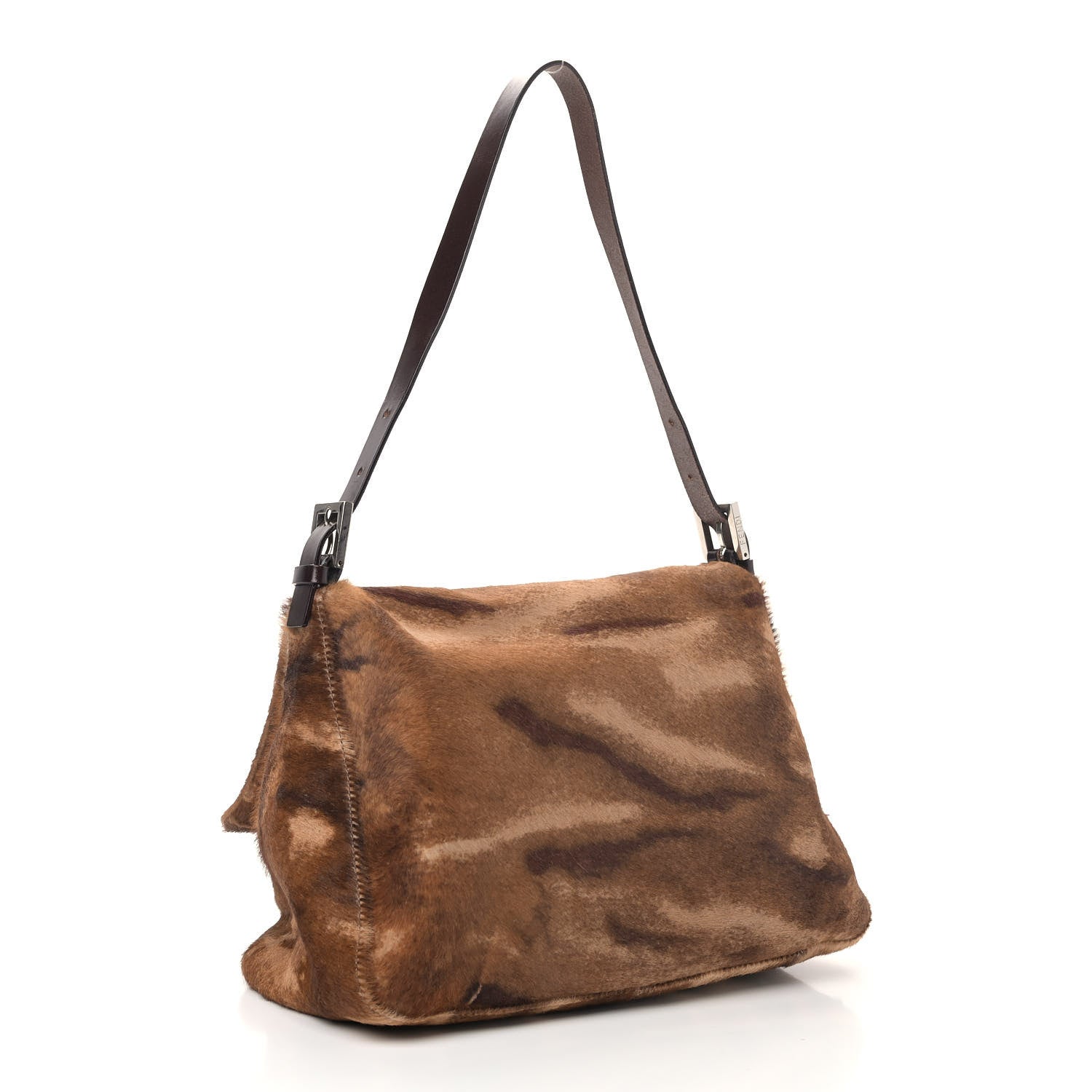 Fendi Calf Hair Mama Baguette Brown 2 of 7