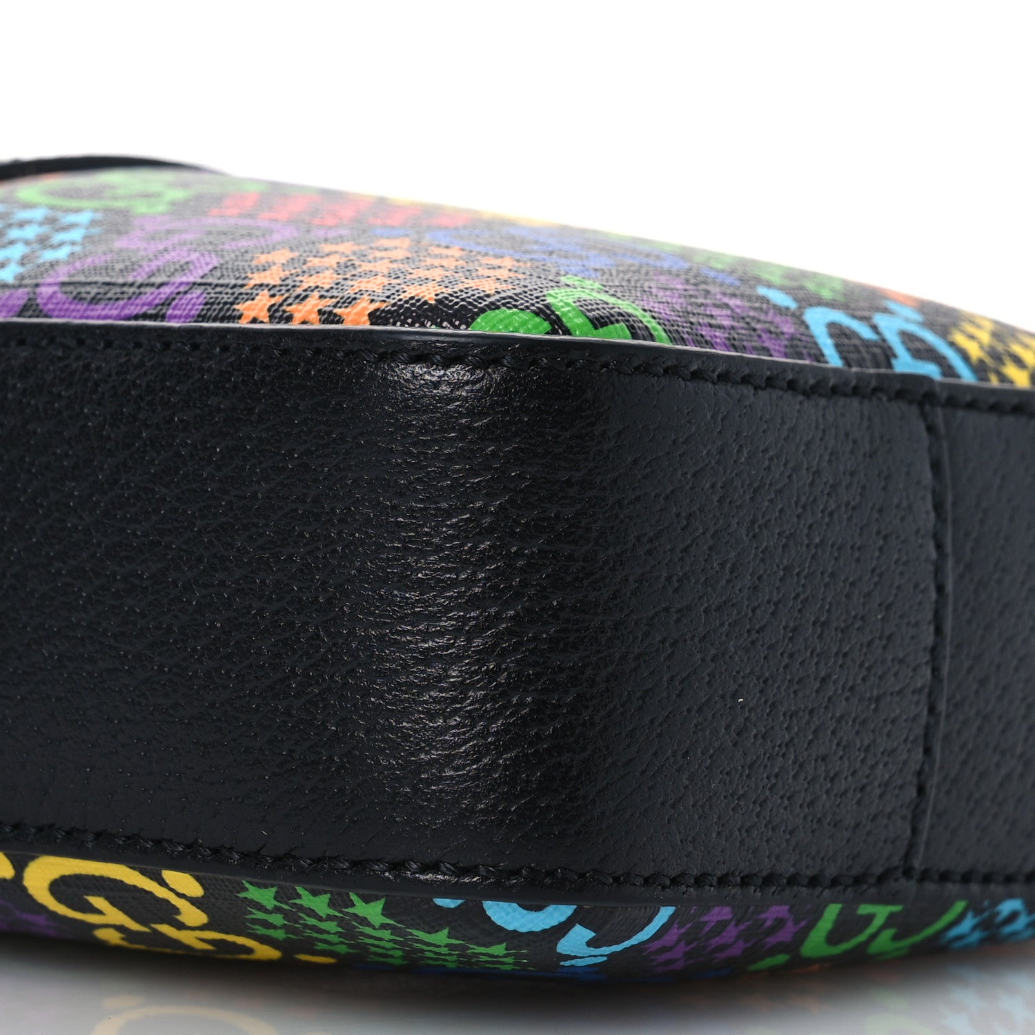 Gucci GG Supreme Monogram Psychedelic Messenger Bag Black 9 of 10