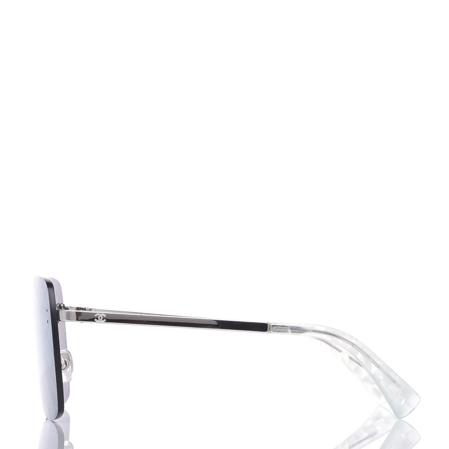 Chanel Shield Runway Sunglasses 4215 Silver 3 of 7