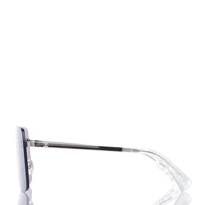 Chanel Shield Runway Sunglasses 4215 Silver 3 of 7