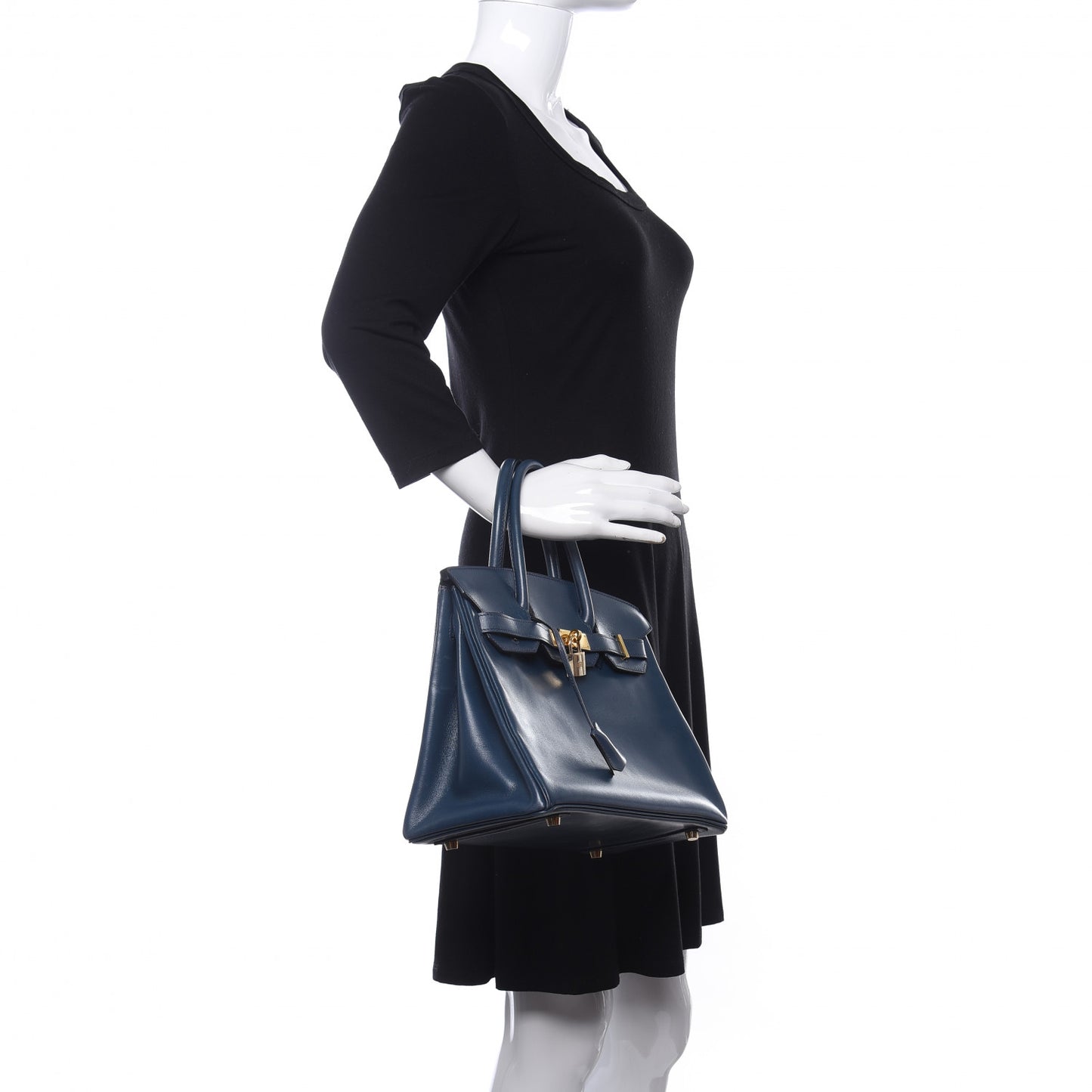 Box Birkin 30 Bleu Thalassa