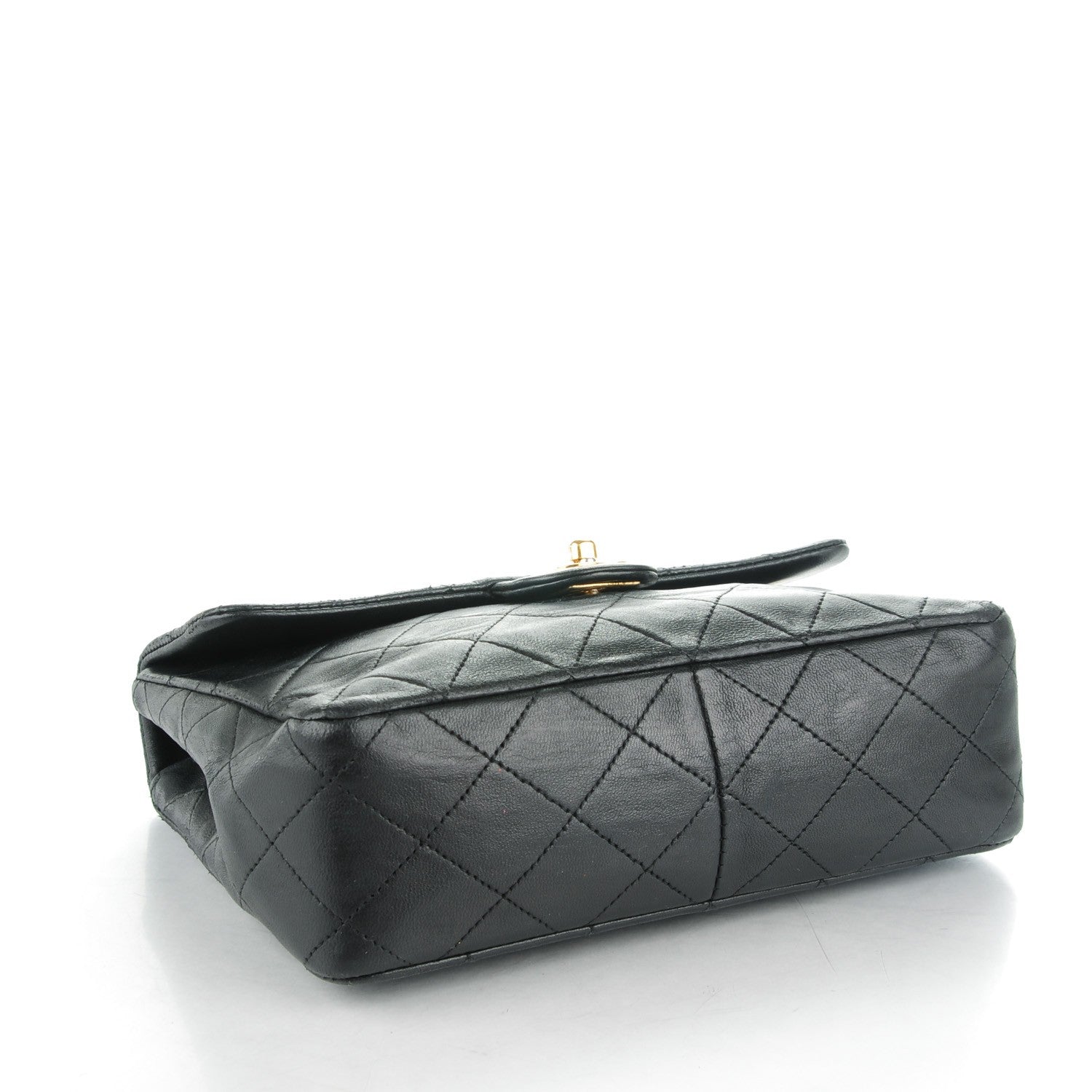 Chanel Lambskin Quilted Mini Square Flap Black 4 of 10