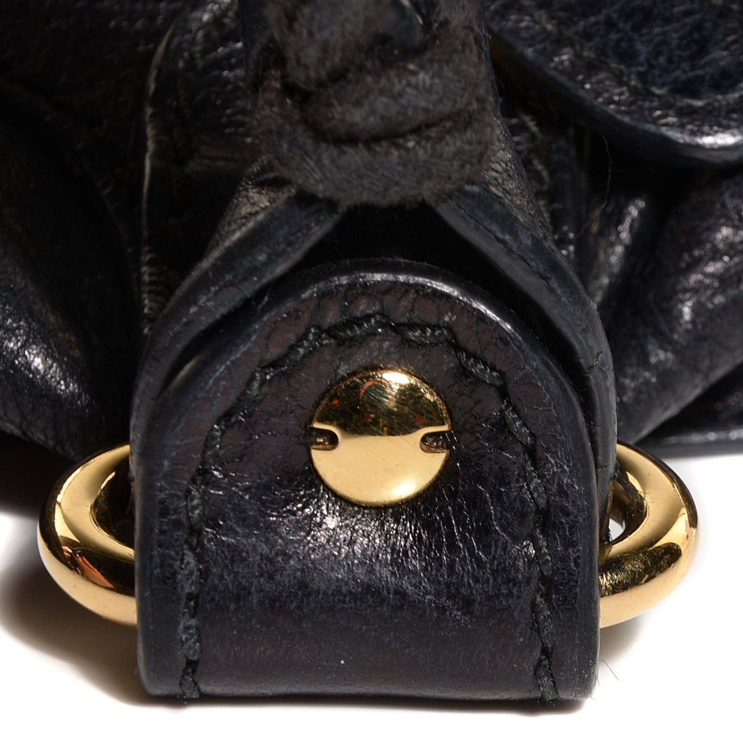 Agneau Giant 12 Gold Hardware City Black