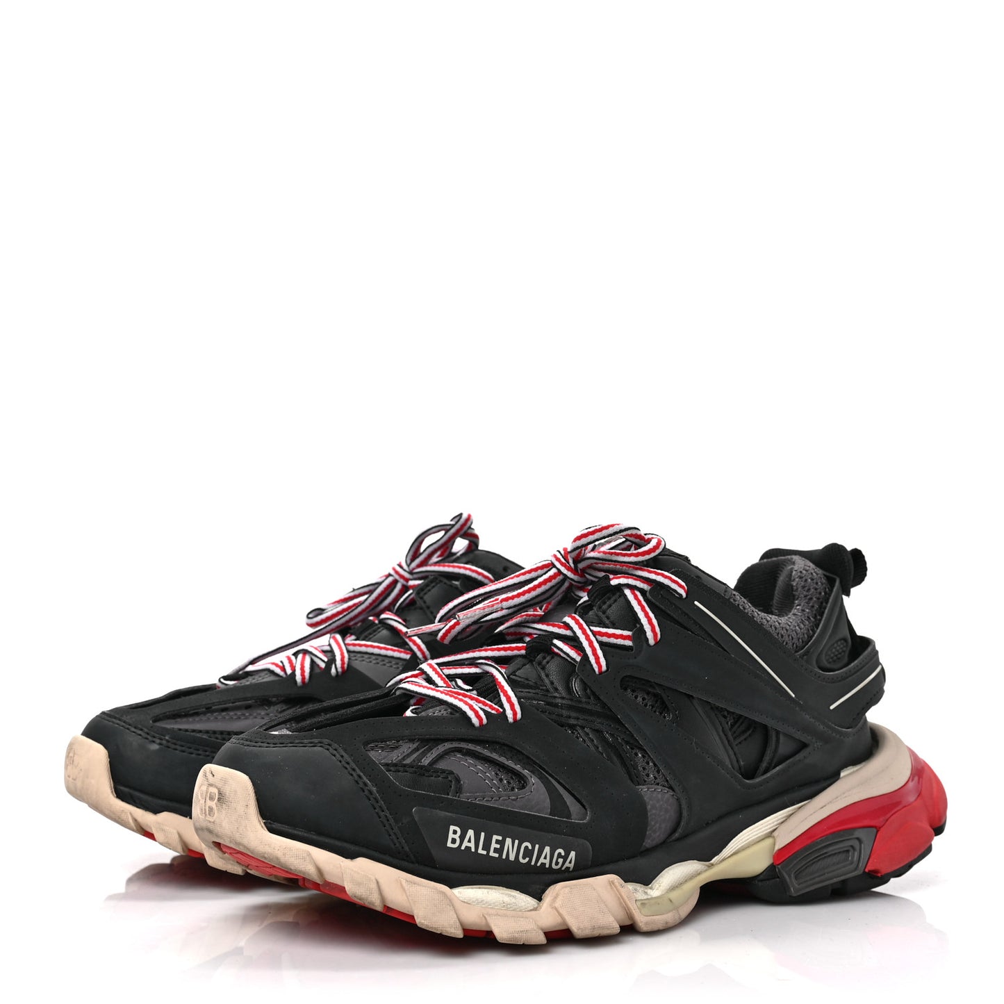 Mesh Nylon Womens Track Sneakers 39 Black Gris