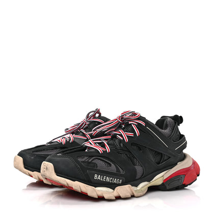 Balenciaga Mesh Nylon Womens Track Sneakers 39 Black Gris 3 of 8