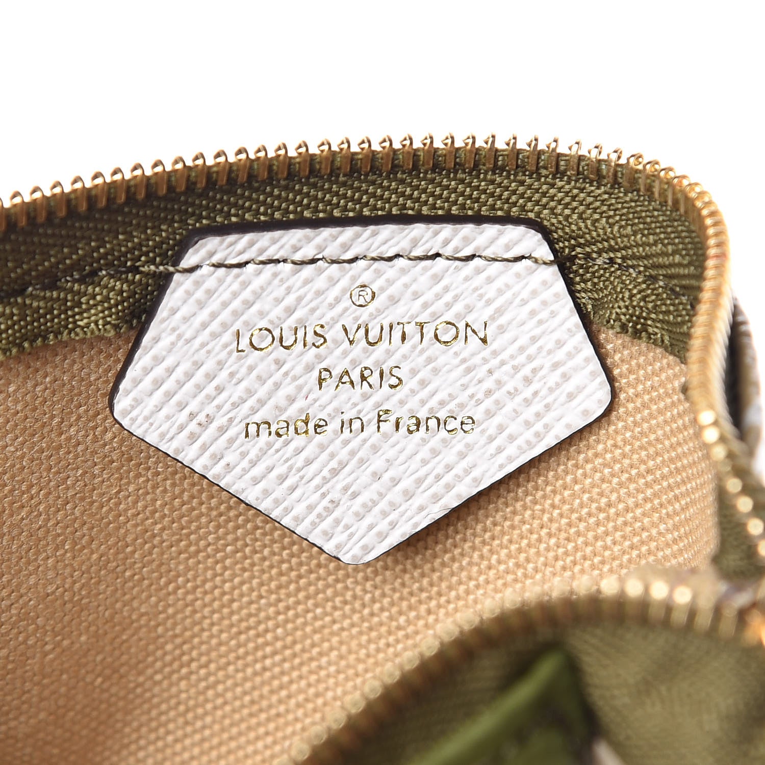 Louis Vuitton Monogram Giant Micro Pochette Accessories Kaki White 5 of 7