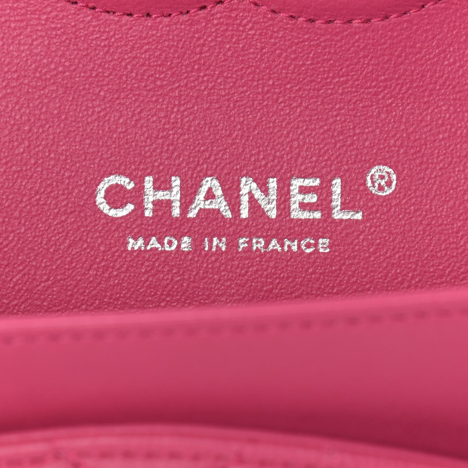 Chanel Lambskin Quilted Medium Double Flap Dark Pink 6 of 10