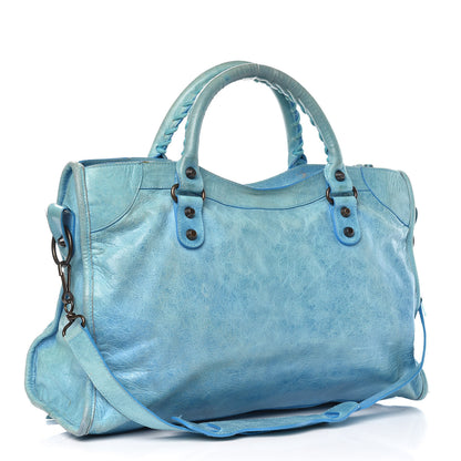 Balenciaga Agneau Classic Hardware City Turquoise 3 of 18