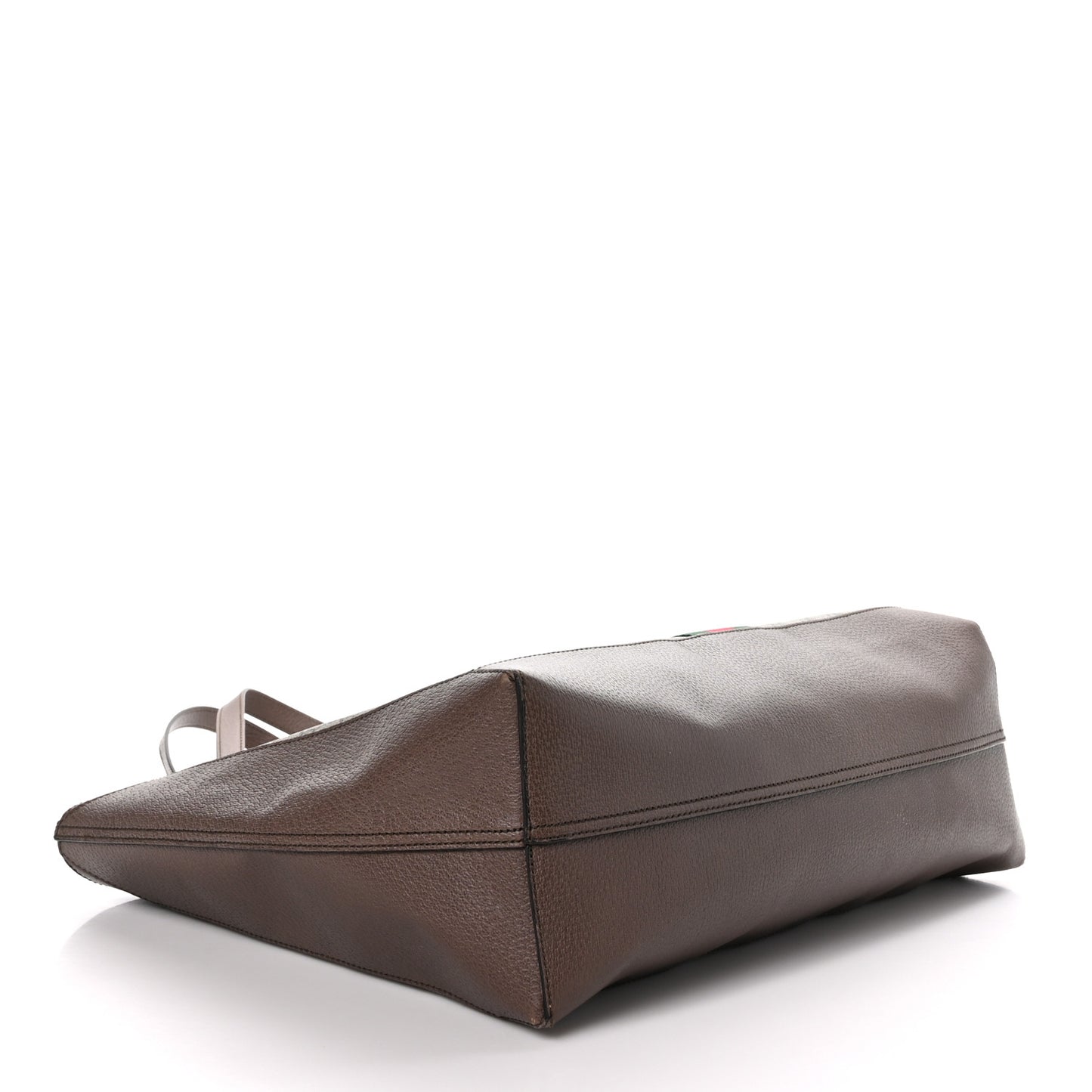 GG Supreme Monogram Web Ophidia Tote Brown