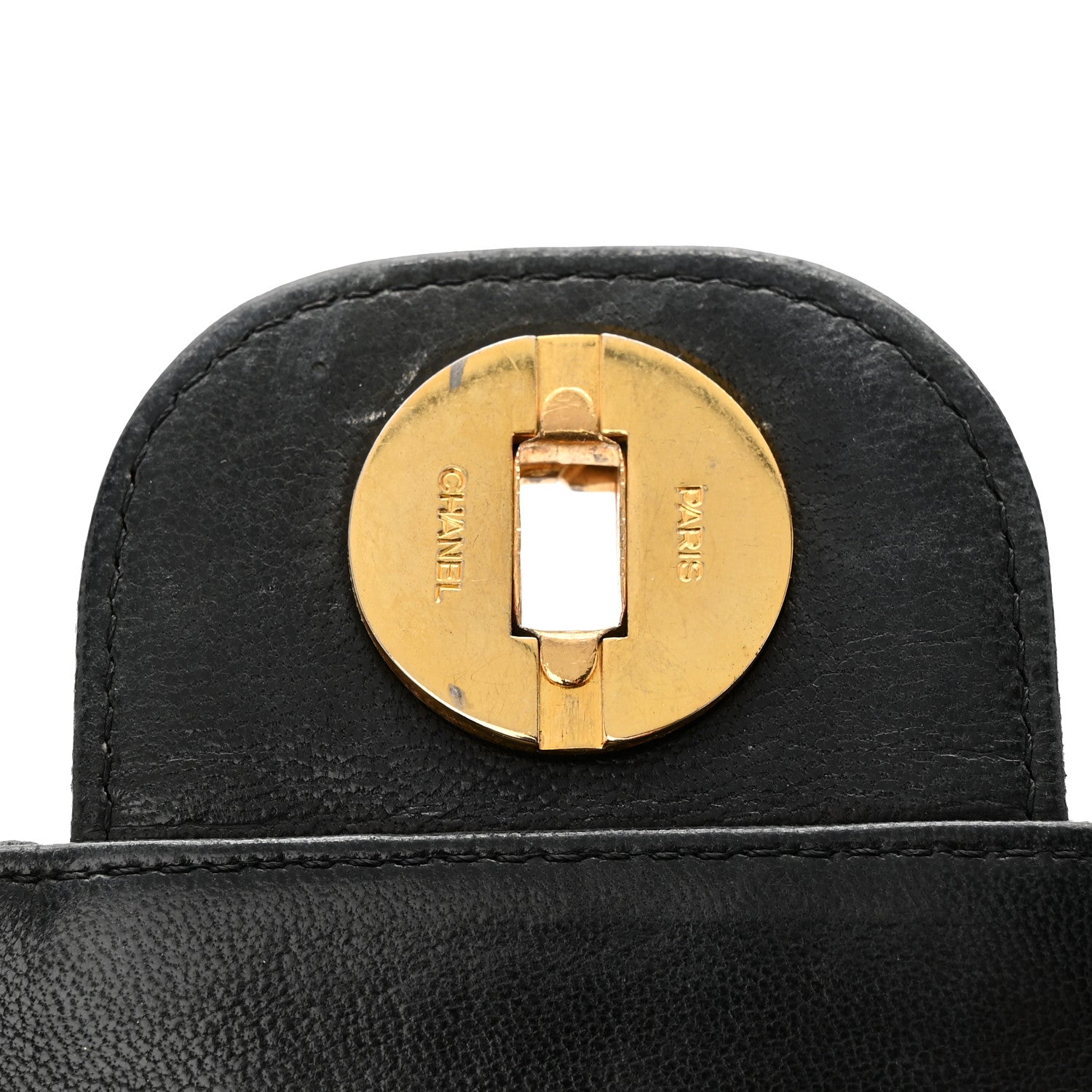 Chanel Lambskin Quilted Medium Double Flap Bijoux Chain Black 18 of 19
