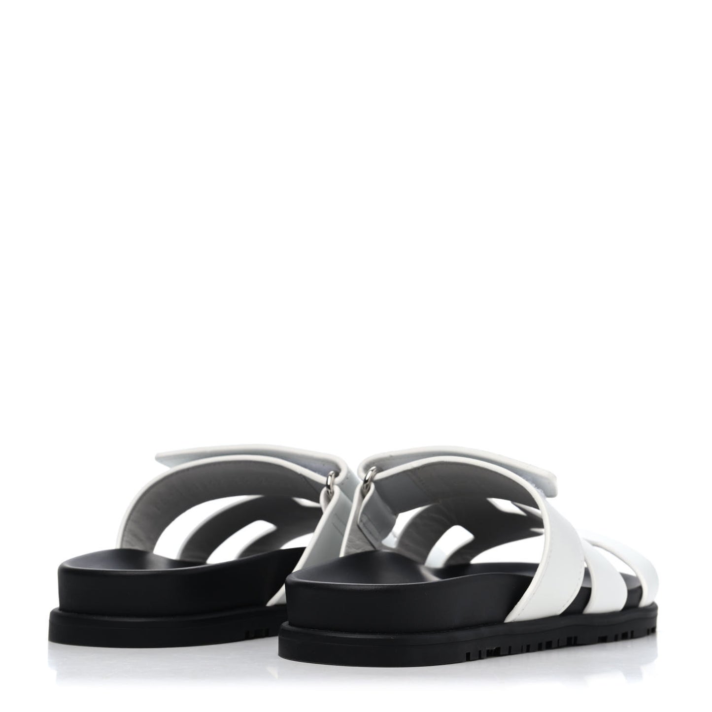 Calfskin Womens Chypre Sandals 36 White