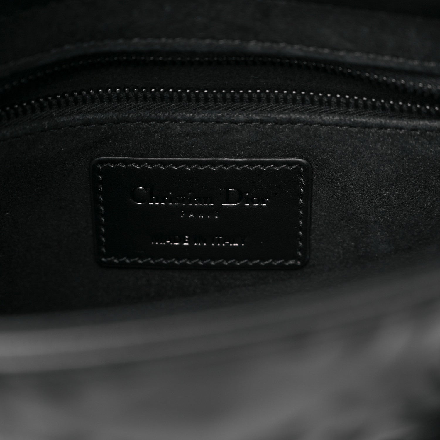 Christian Dior Calfskin Cannage Diamond Small My ABCDior Lady Dior Black 6 of 10