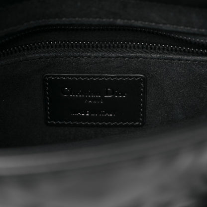 Christian Dior Calfskin Cannage Diamond Small My ABCDior Lady Dior Black 6 of 10