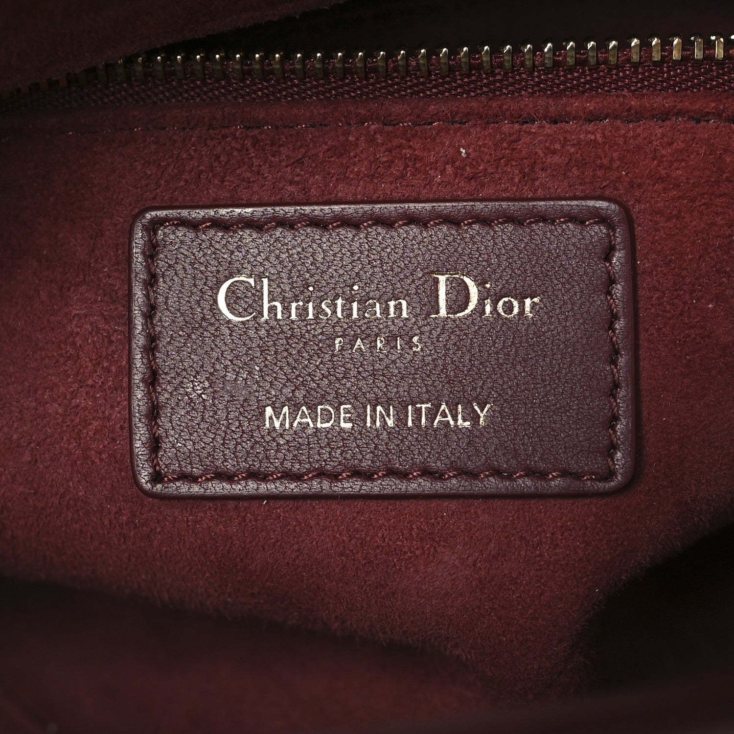 Christian Dior Lambskin Cannage Small My ABCDior Lady Dior Red Bricks 6 of 14