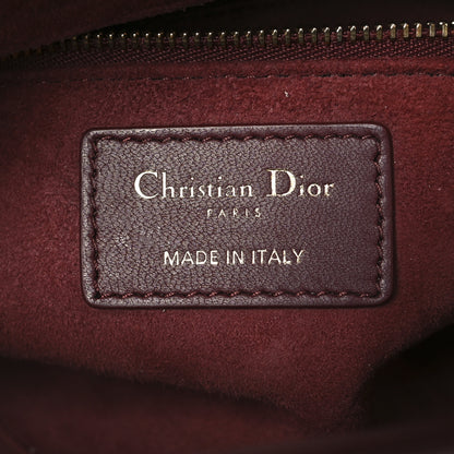 Christian Dior Lambskin Cannage Small My ABCDior Lady Dior Red Bricks 6 of 14