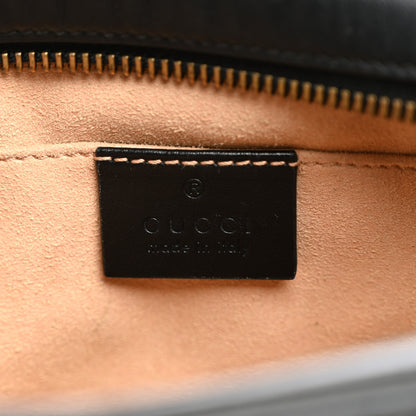 Gucci Calfskin Matelasse Mini GG Marmont Camera Bag Black 6 of 10