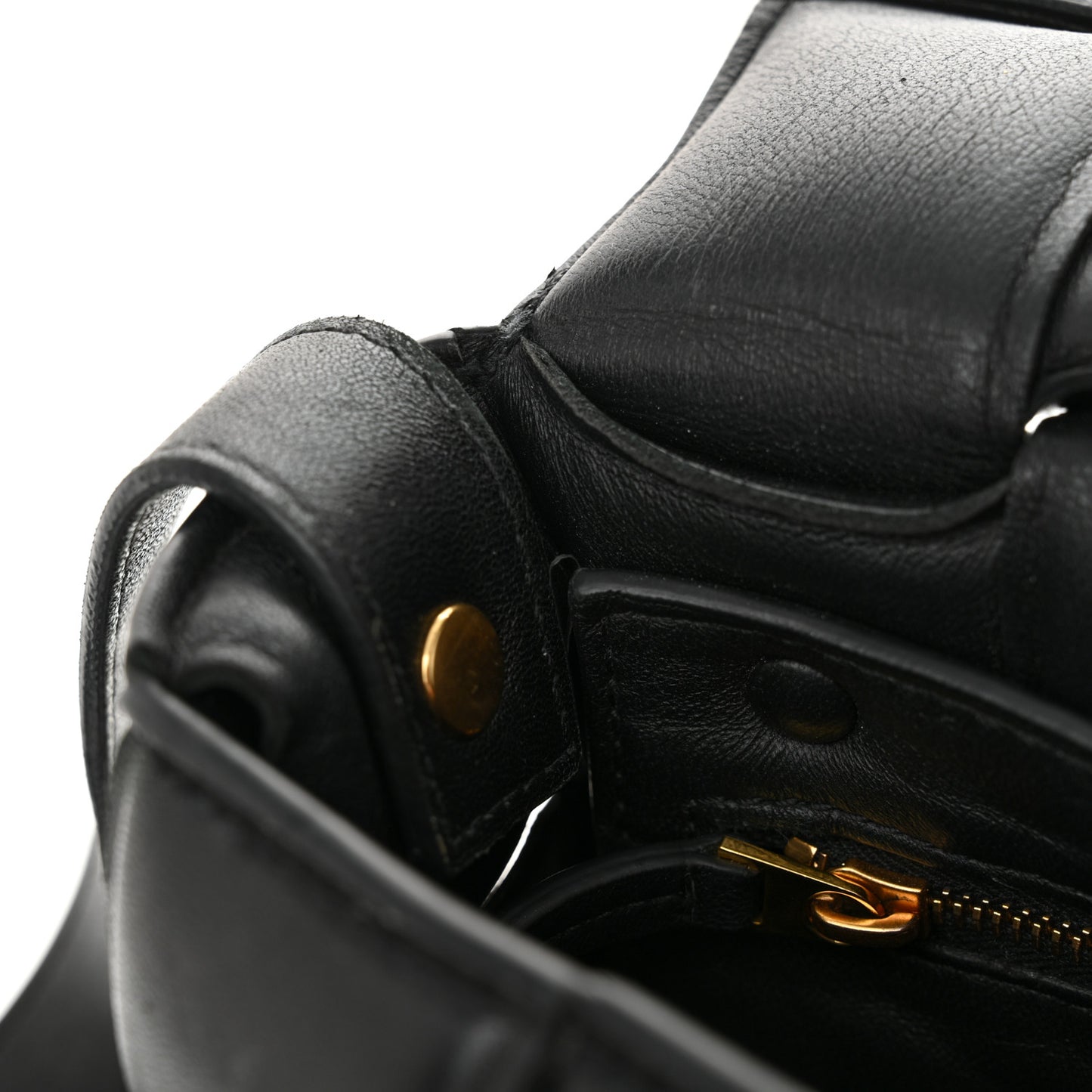Nappa Maxi Intreccio Padded Cassette Crossbody Bag Black