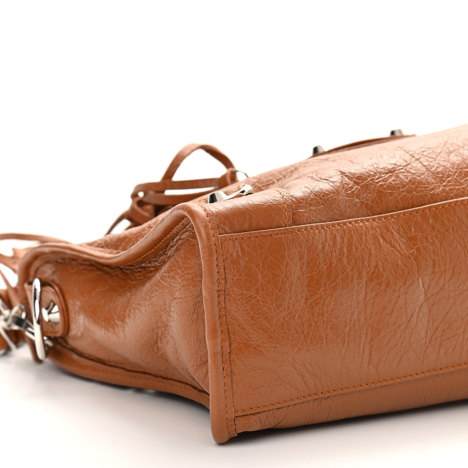 Balenciaga Agneau Classic Silver Hardware S City Camel 8 of 10