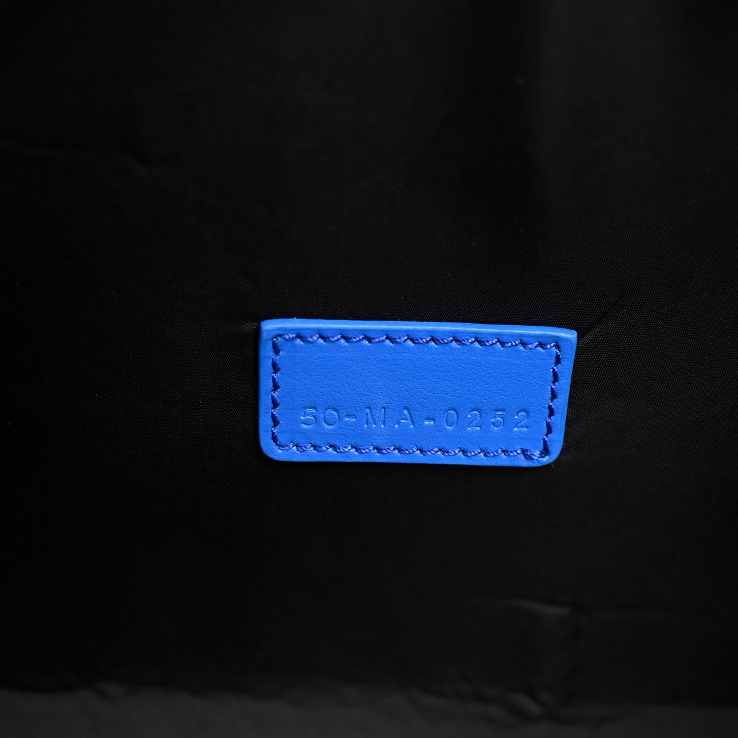 Christian Dior Technical Fabric Toile De Jouy DiorTravel Nomad Pouch Fluorescent Blue 7 of 11