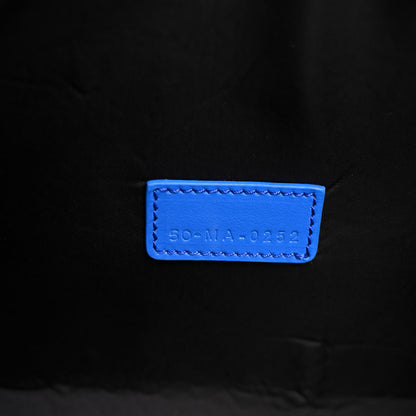 Christian Dior Technical Fabric Toile De Jouy DiorTravel Nomad Pouch Fluorescent Blue 7 of 11