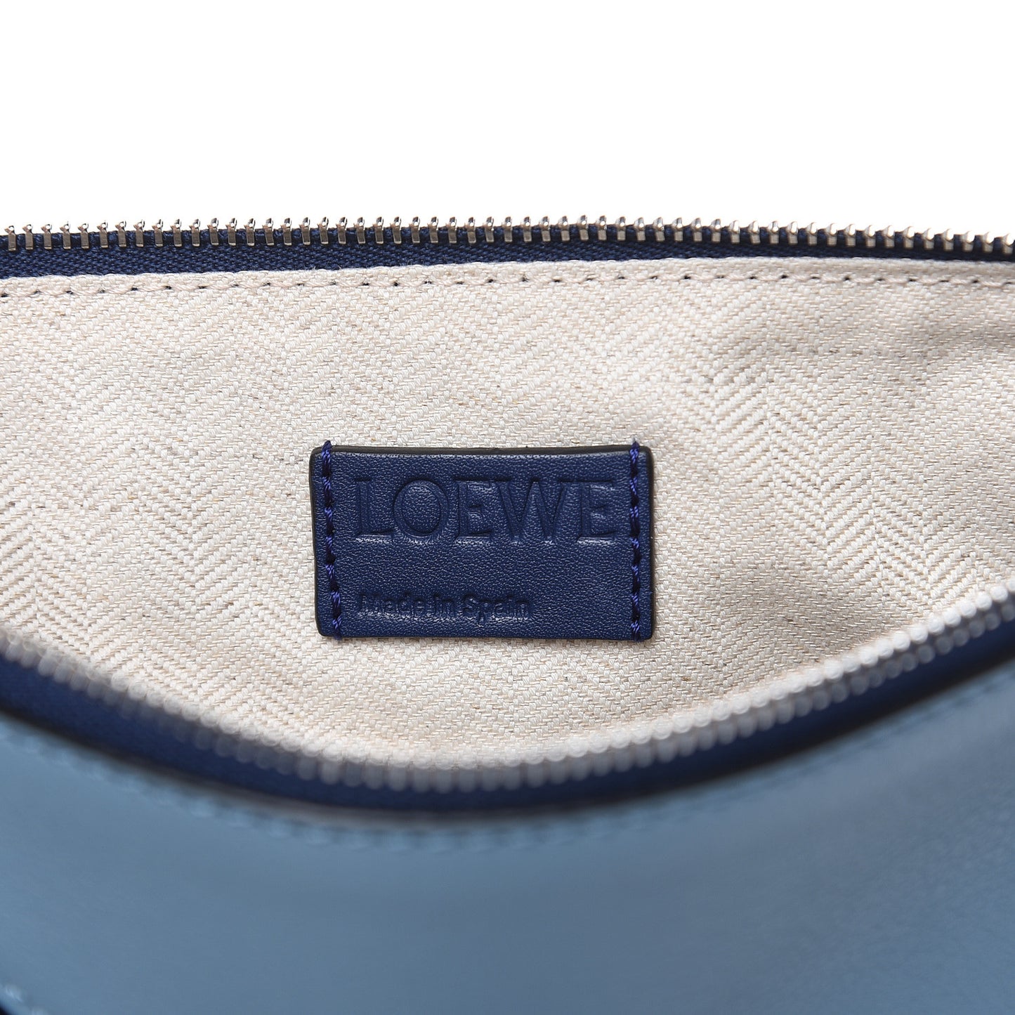 Calfskin Mini Puzzle Bag Marine Stone Steel Blue