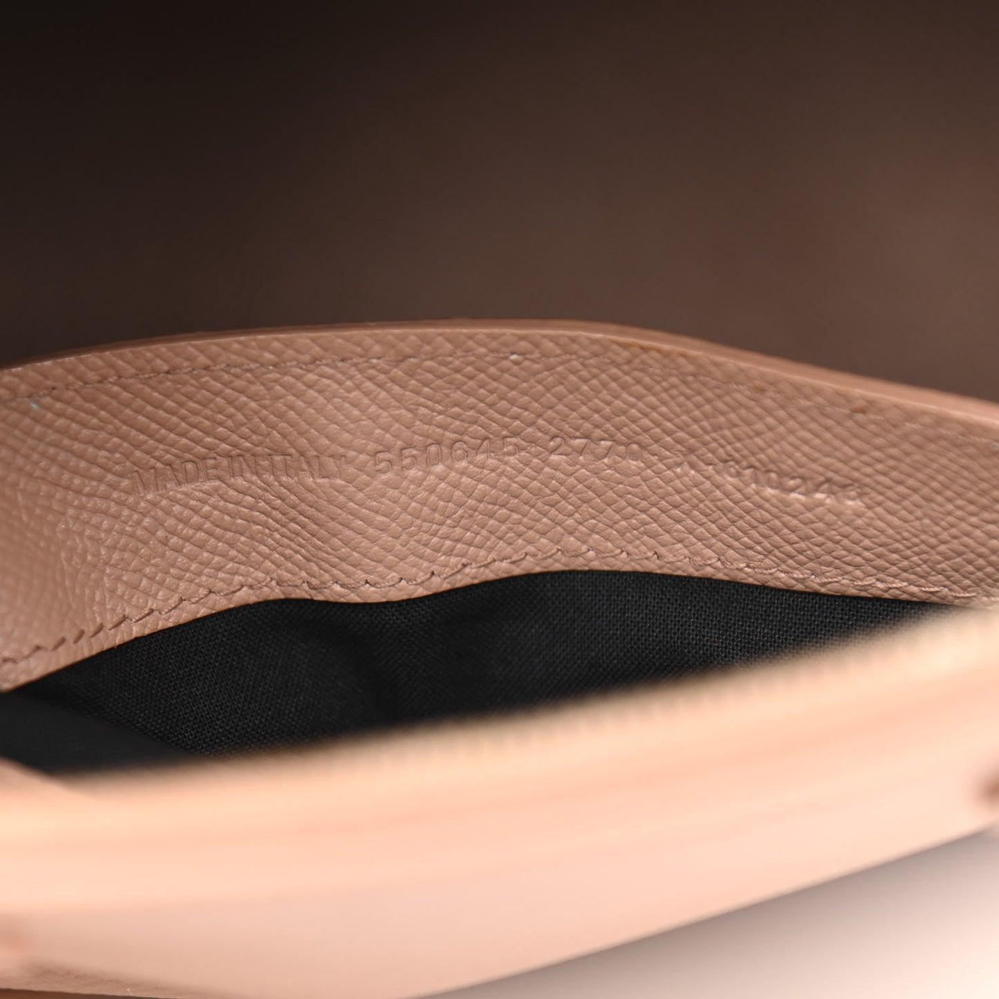 Grained Calfskin S Ville Top Handle Bag Beige Tapioca