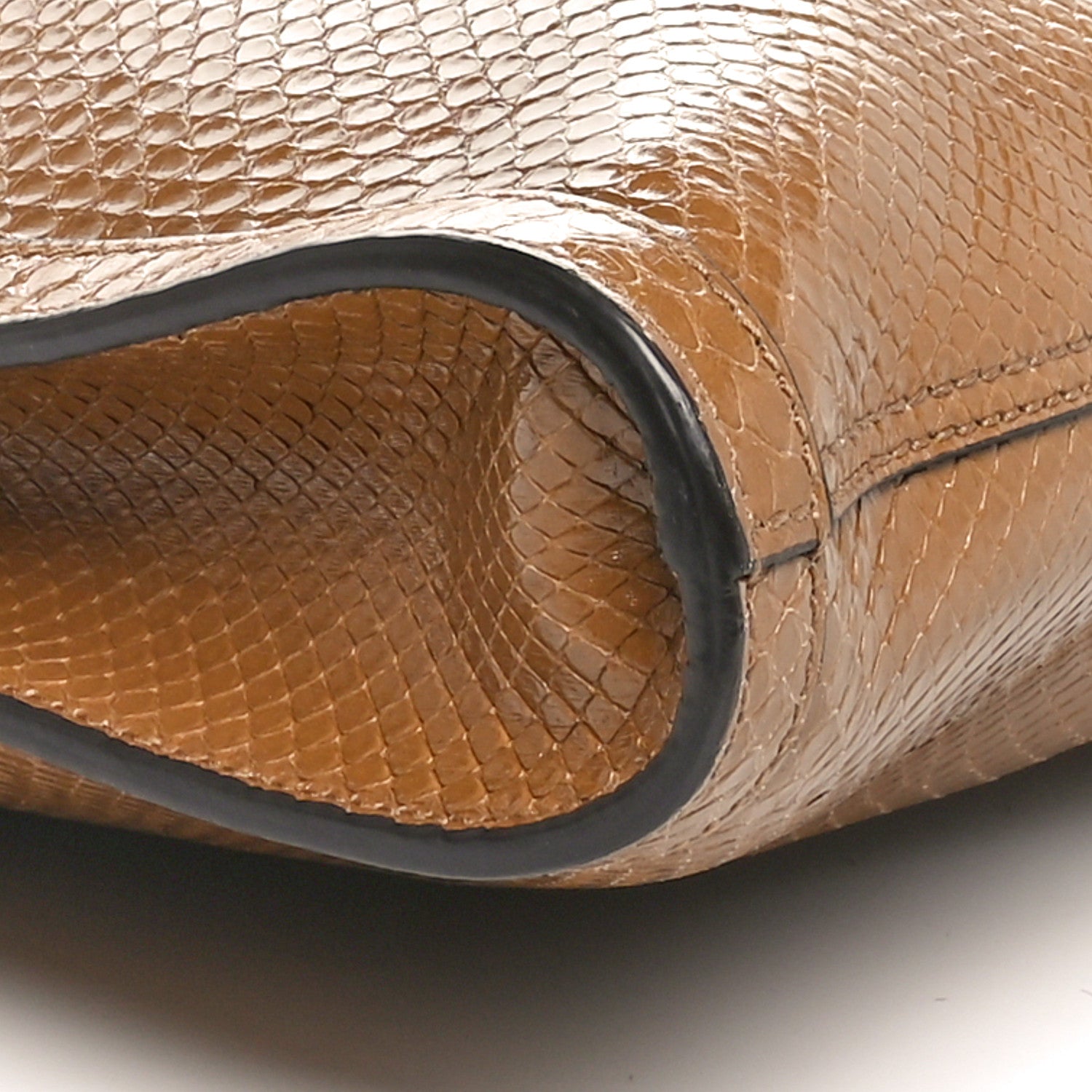 Gucci Snakeskin Rajah Chain Tote Cuir 10 of 14