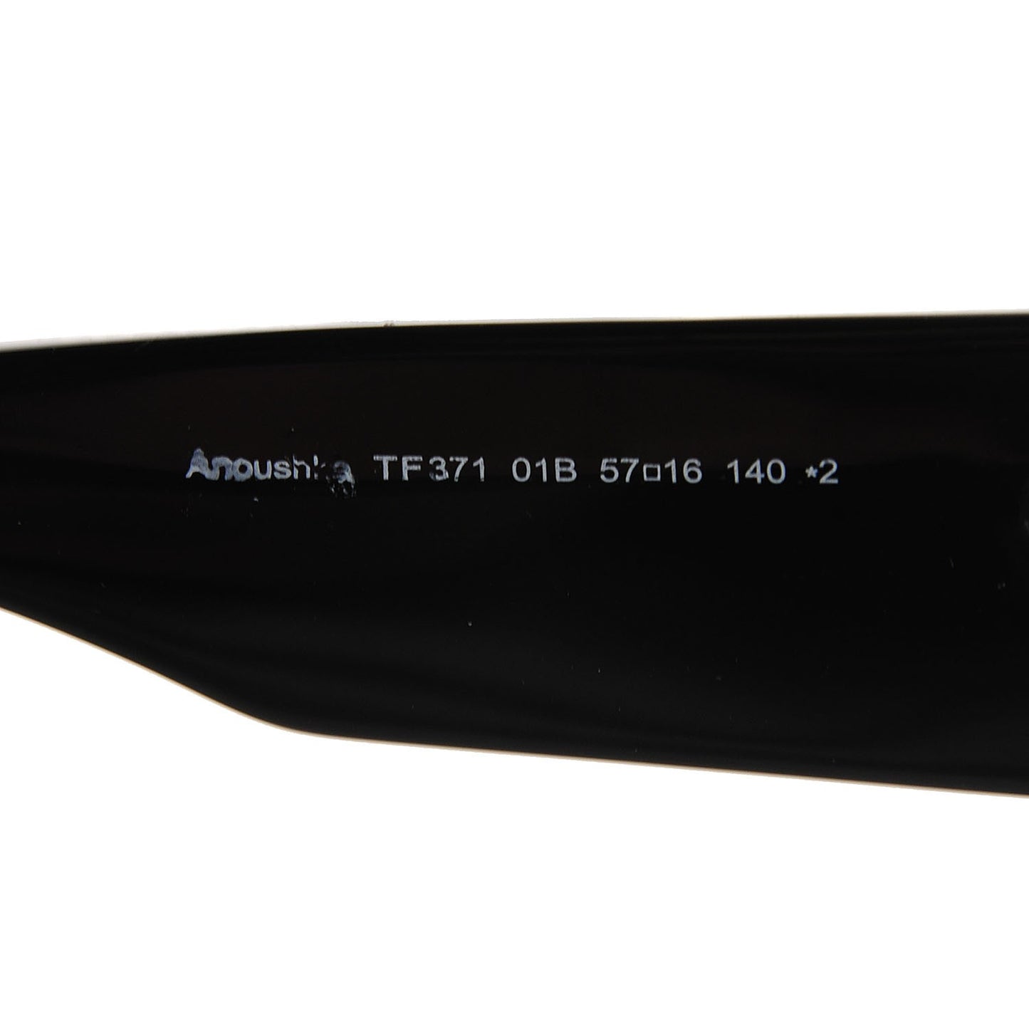 Acetate Anoushka Cat Eye Sunglasses TF371 Black