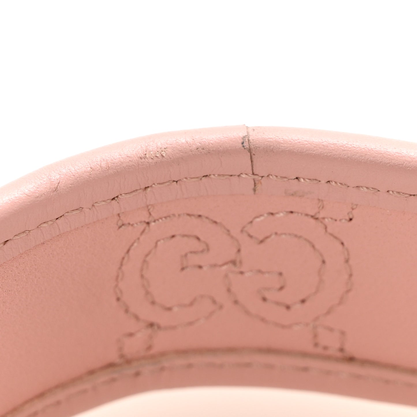 Calfskin GG Matelasse Marmont 40mm Belt 105 42 Perfect Pink