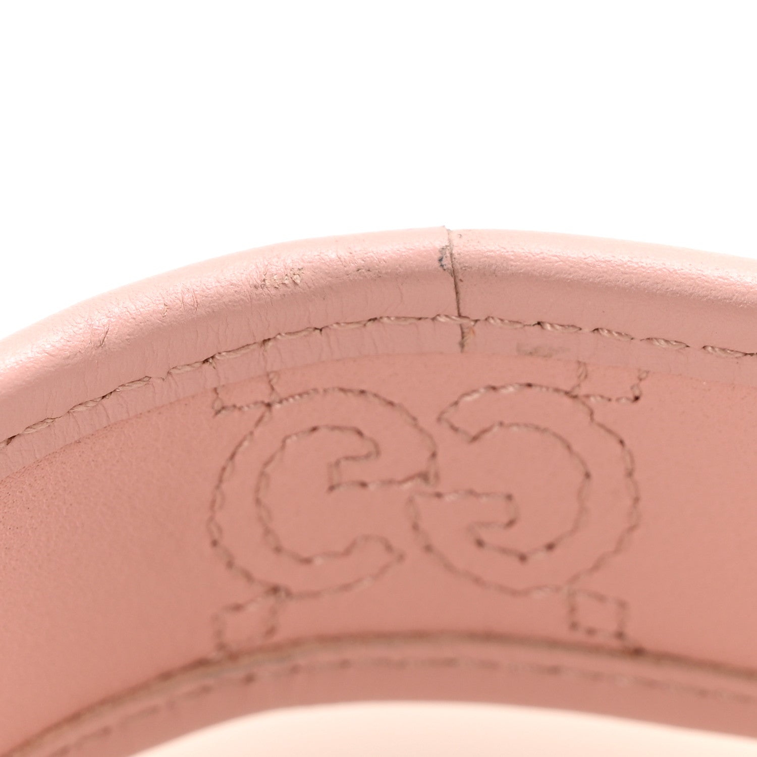 Gucci Calfskin GG Matelasse Marmont 40mm Belt 105 42 Perfect Pink 7 of 7