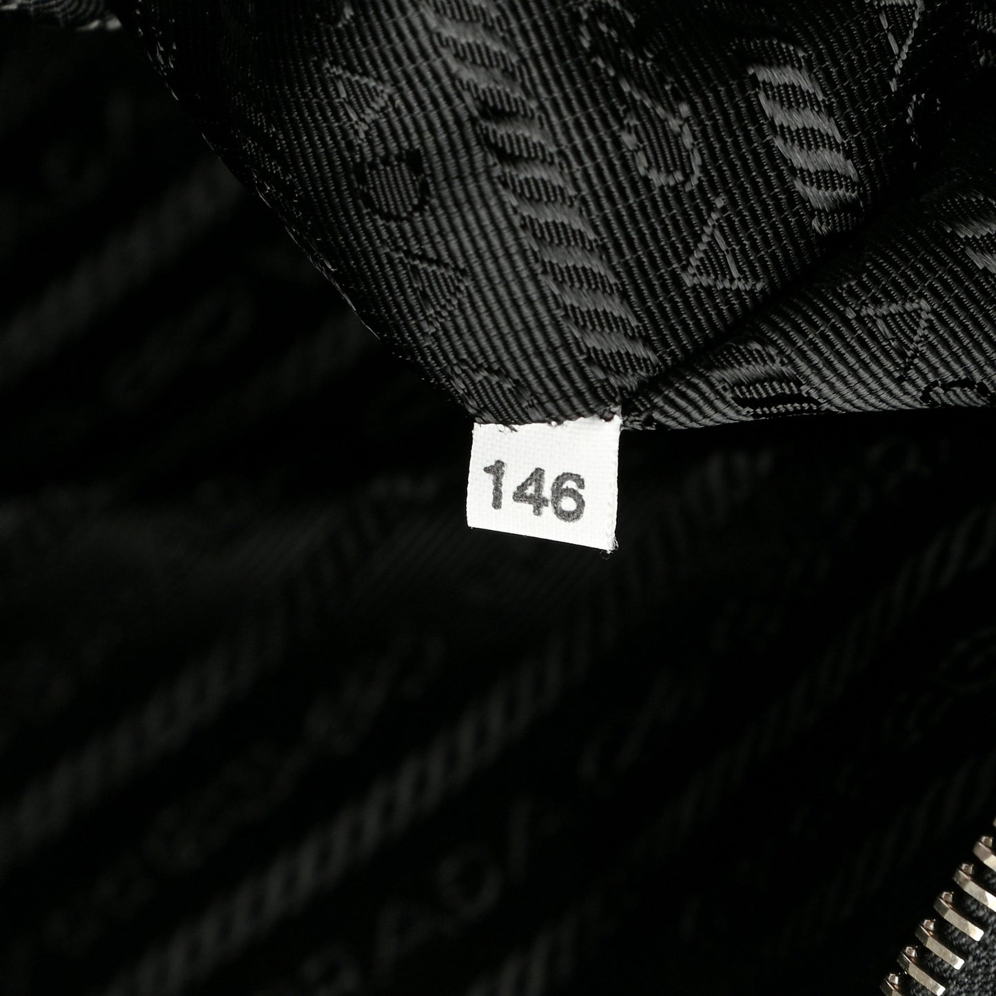 Tessuto Nylon Saffiano Suitcase Black