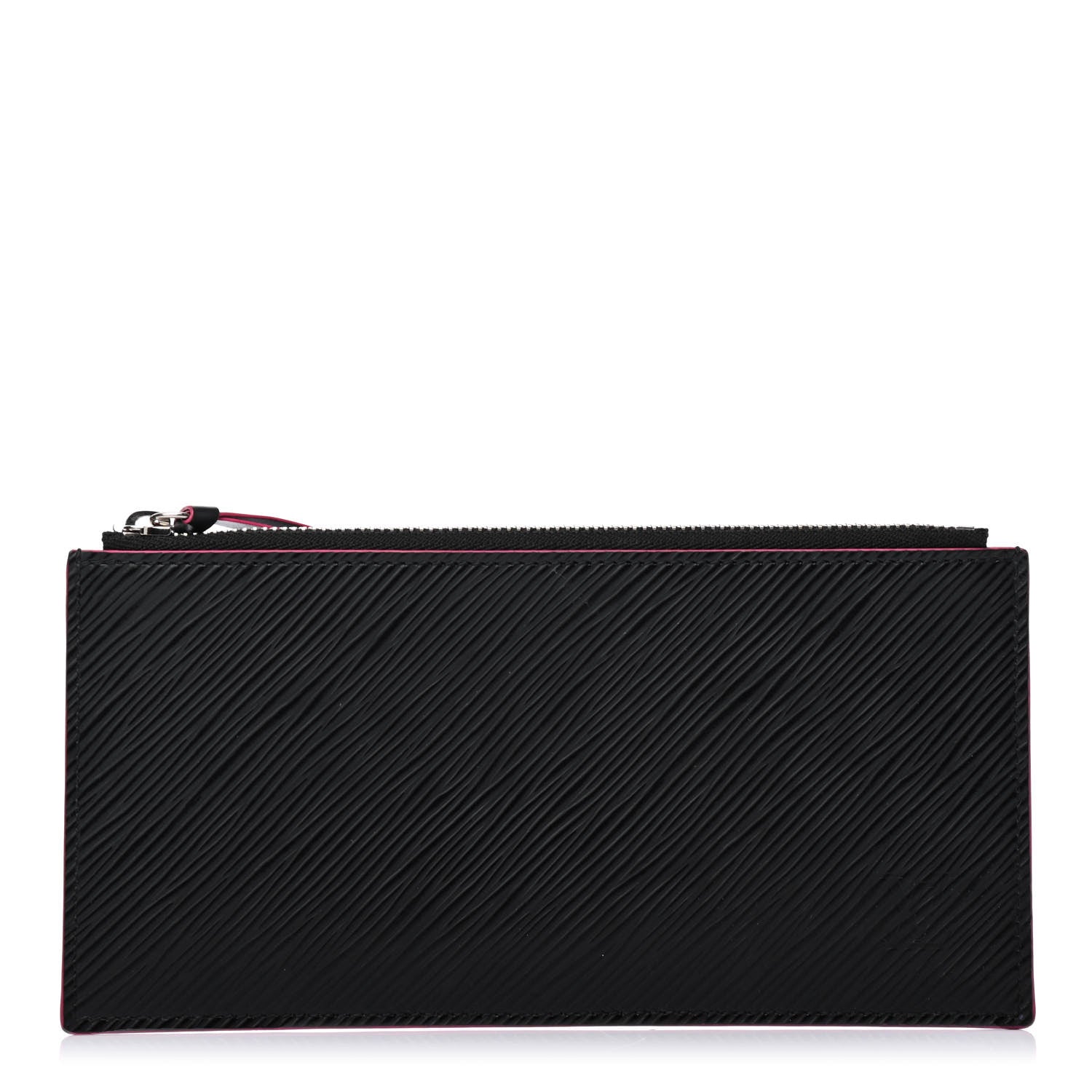 Louis Vuitton Epi Felicie Chain Wallet Zippered Insert Black Hot Pink 1 of 4
