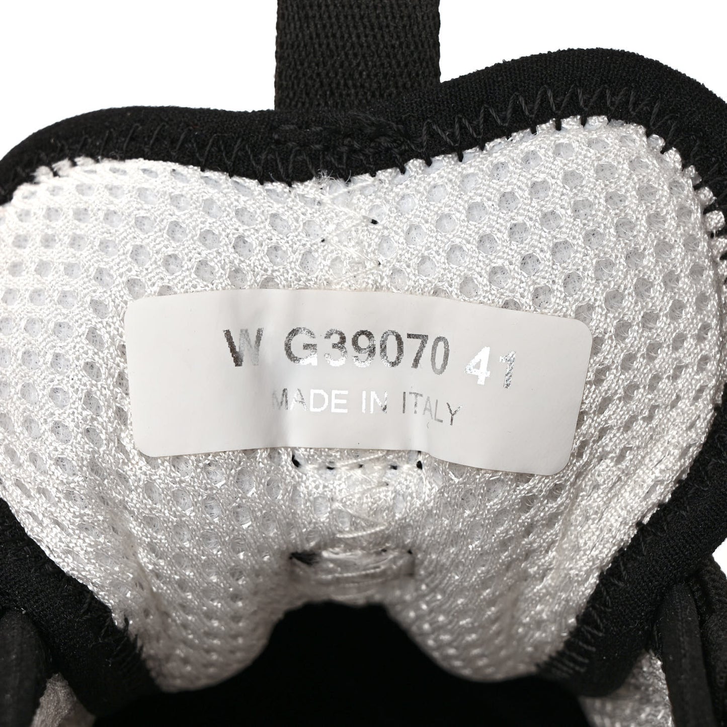 Velvet Calfskin Mixed Fibers CC Sneakers 41 Ivory Black