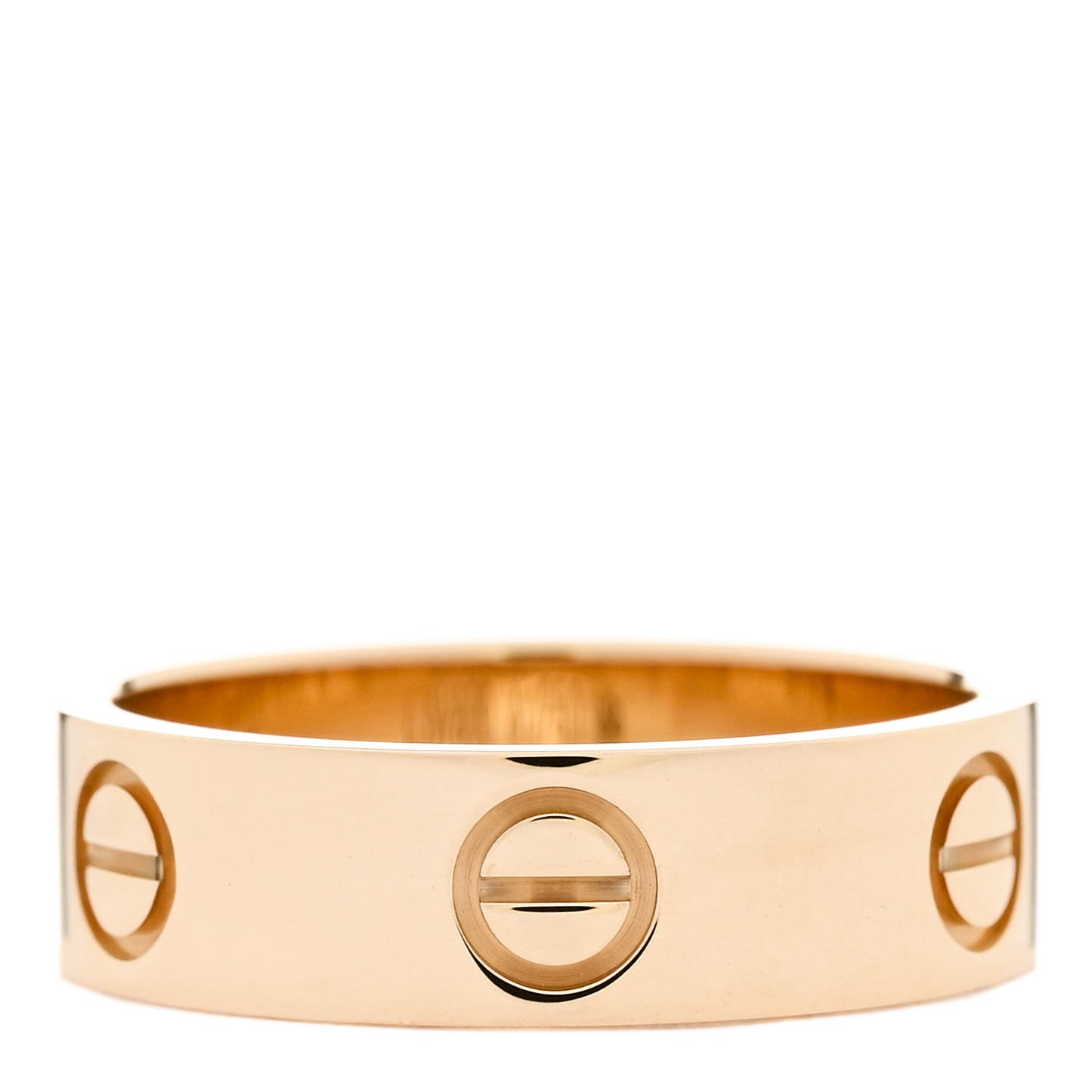 18K Yellow Gold 5.5mm LOVE Ring 54 6.75