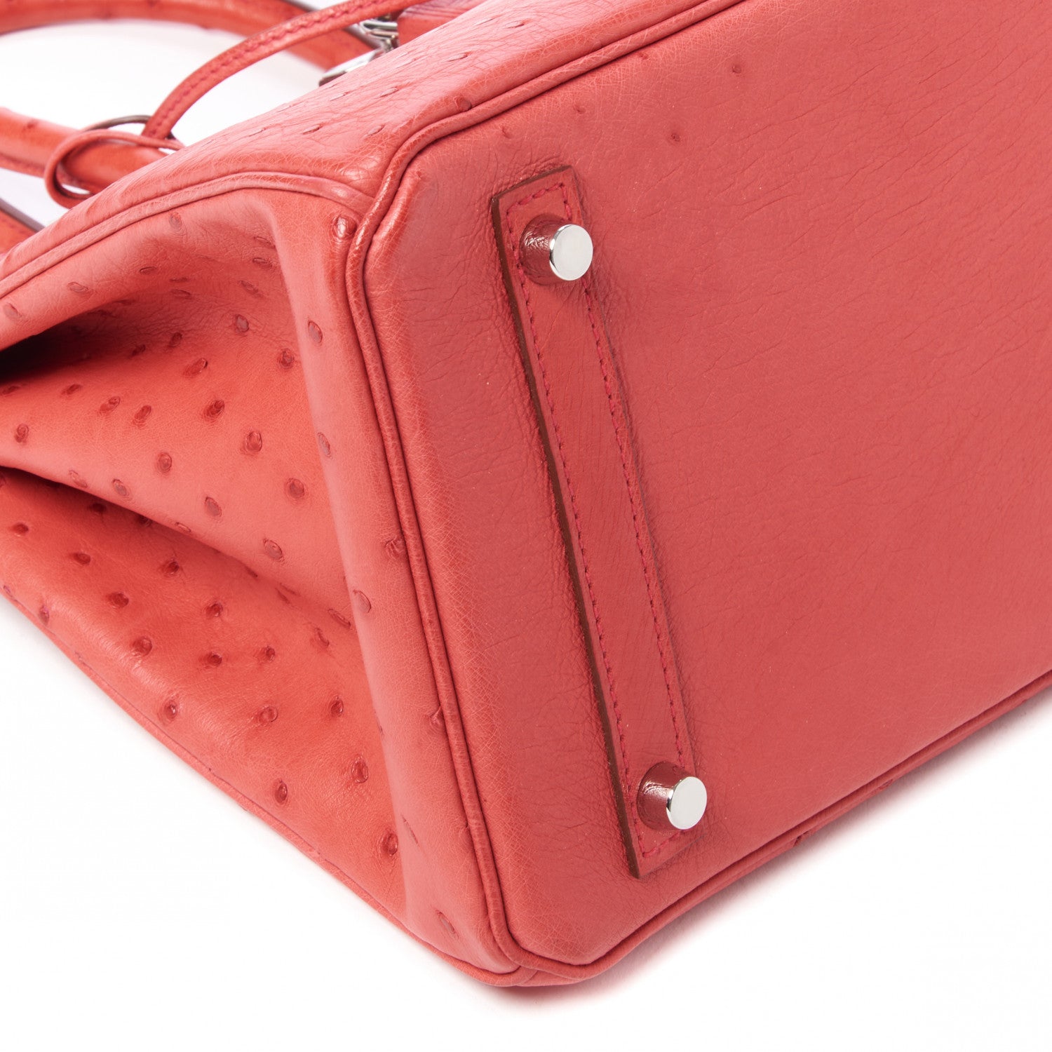 Hermes Ostrich Birkin 30 Bougainvillea 7 of 30