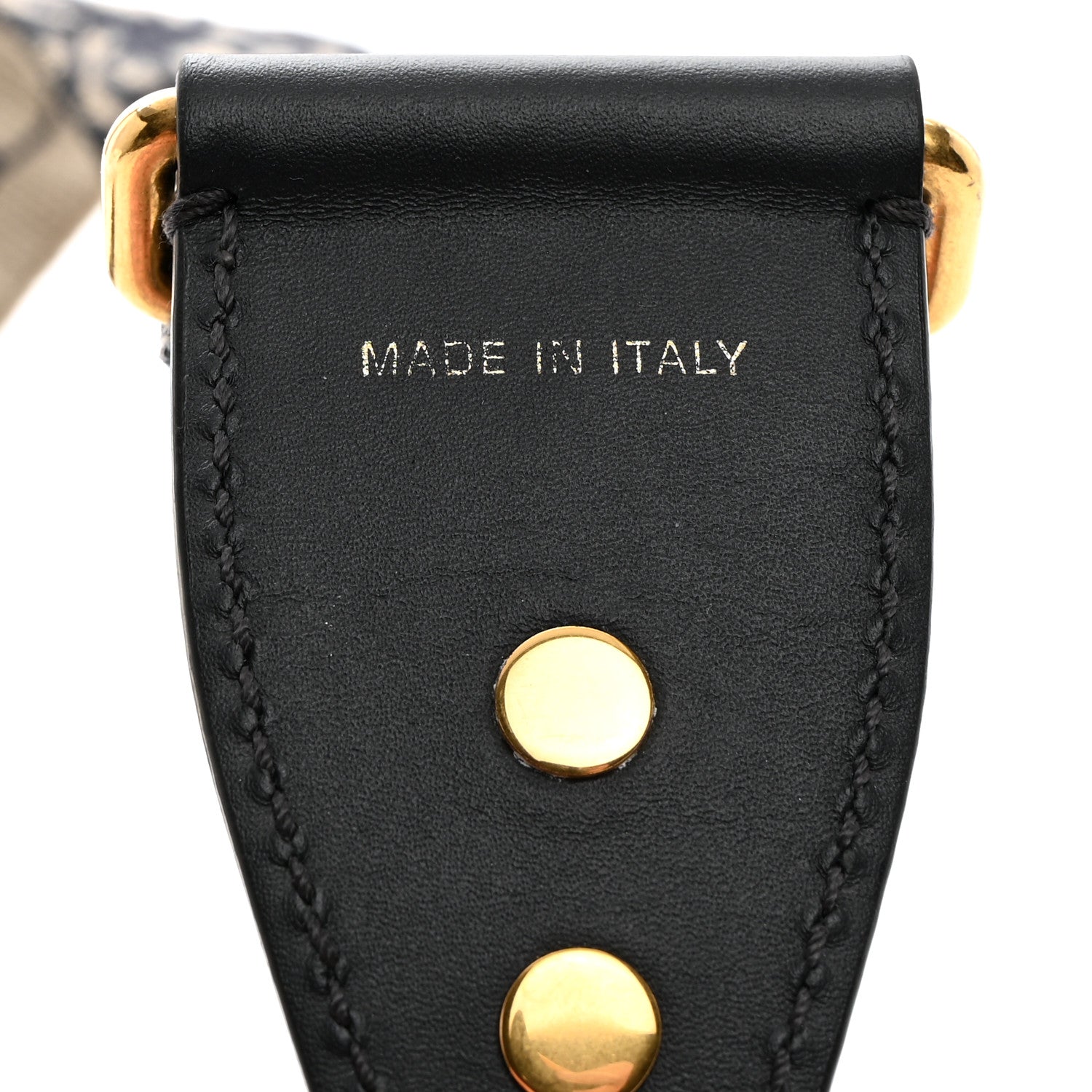 Christian Dior Oblique Shoulder Strap Blue 4 of 5