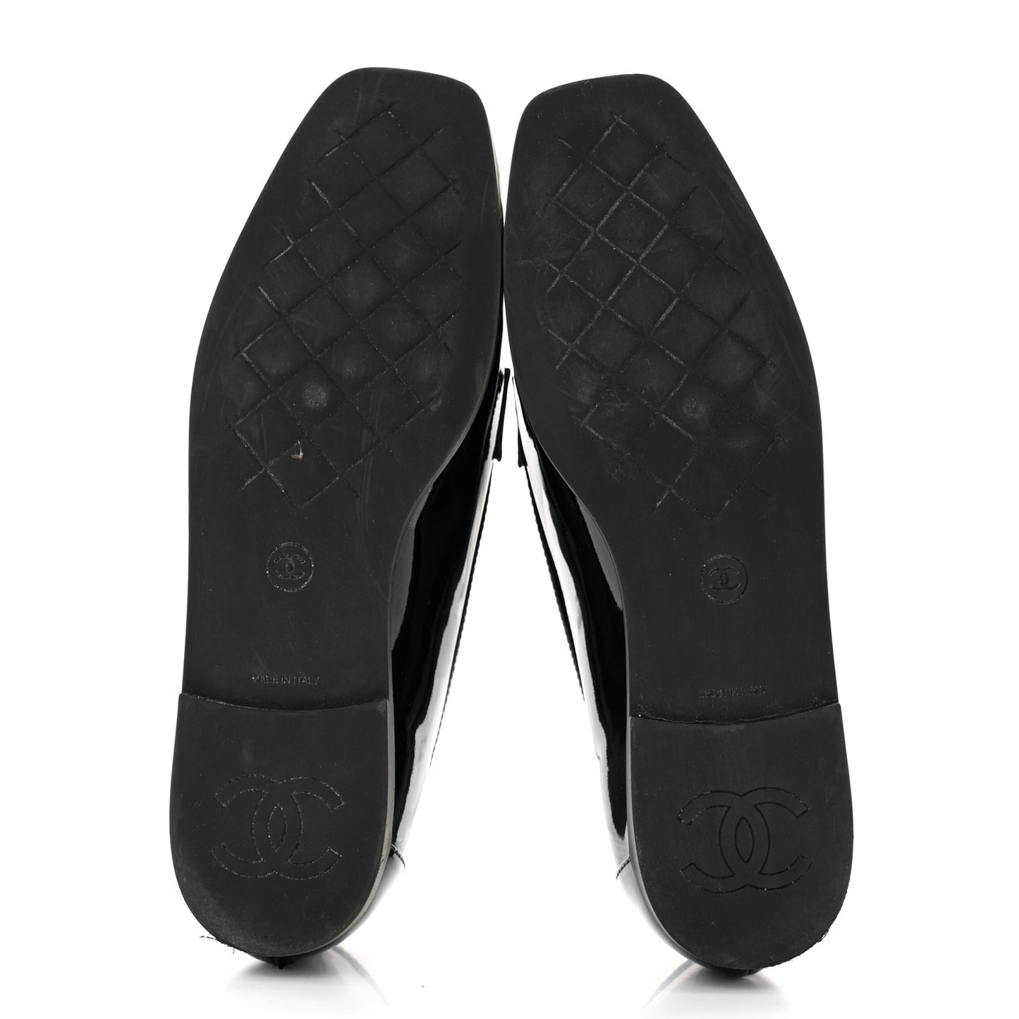 Patent CC Mocassin Loafers 39.5 Black