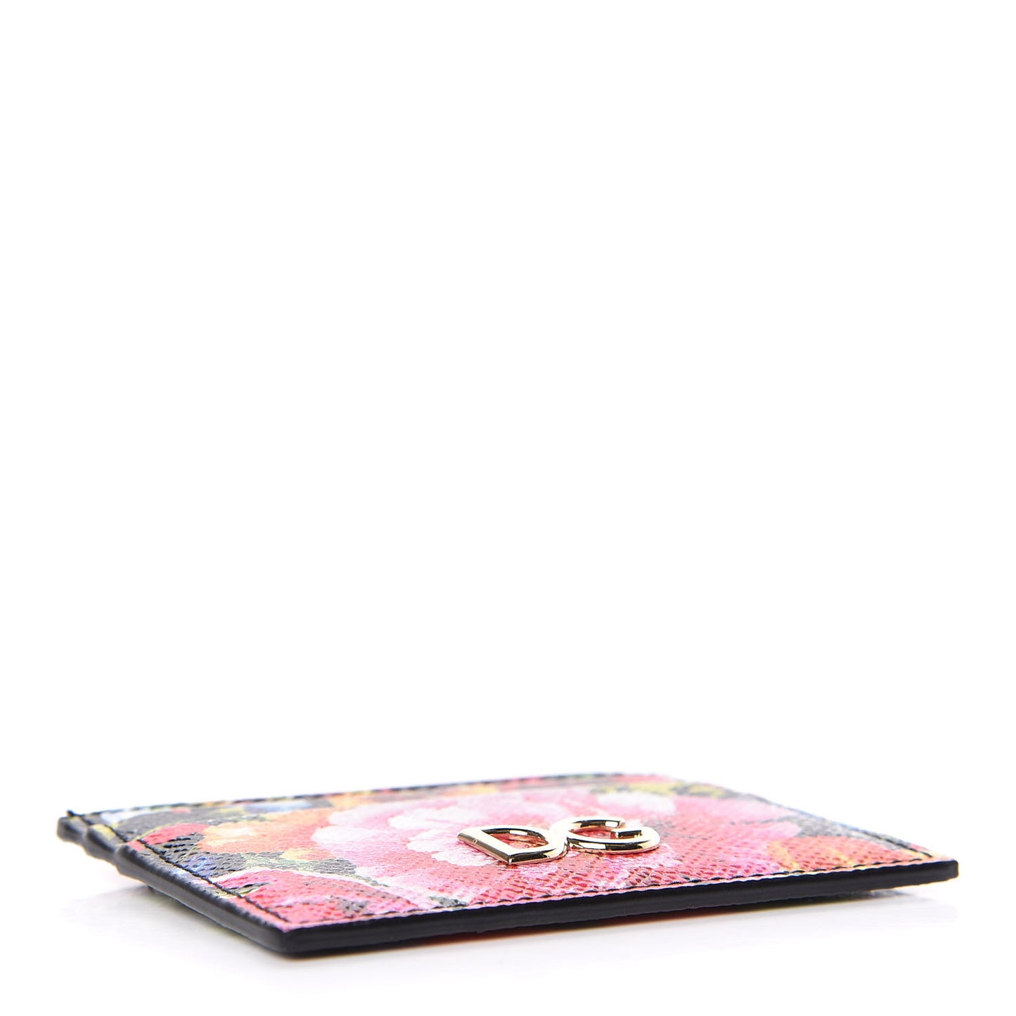 Dauphine Floral Print Card Holder Multicolor