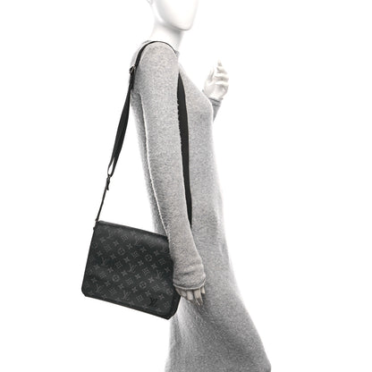 Louis Vuitton Monogram Eclipse District PM Black 2 of 9
