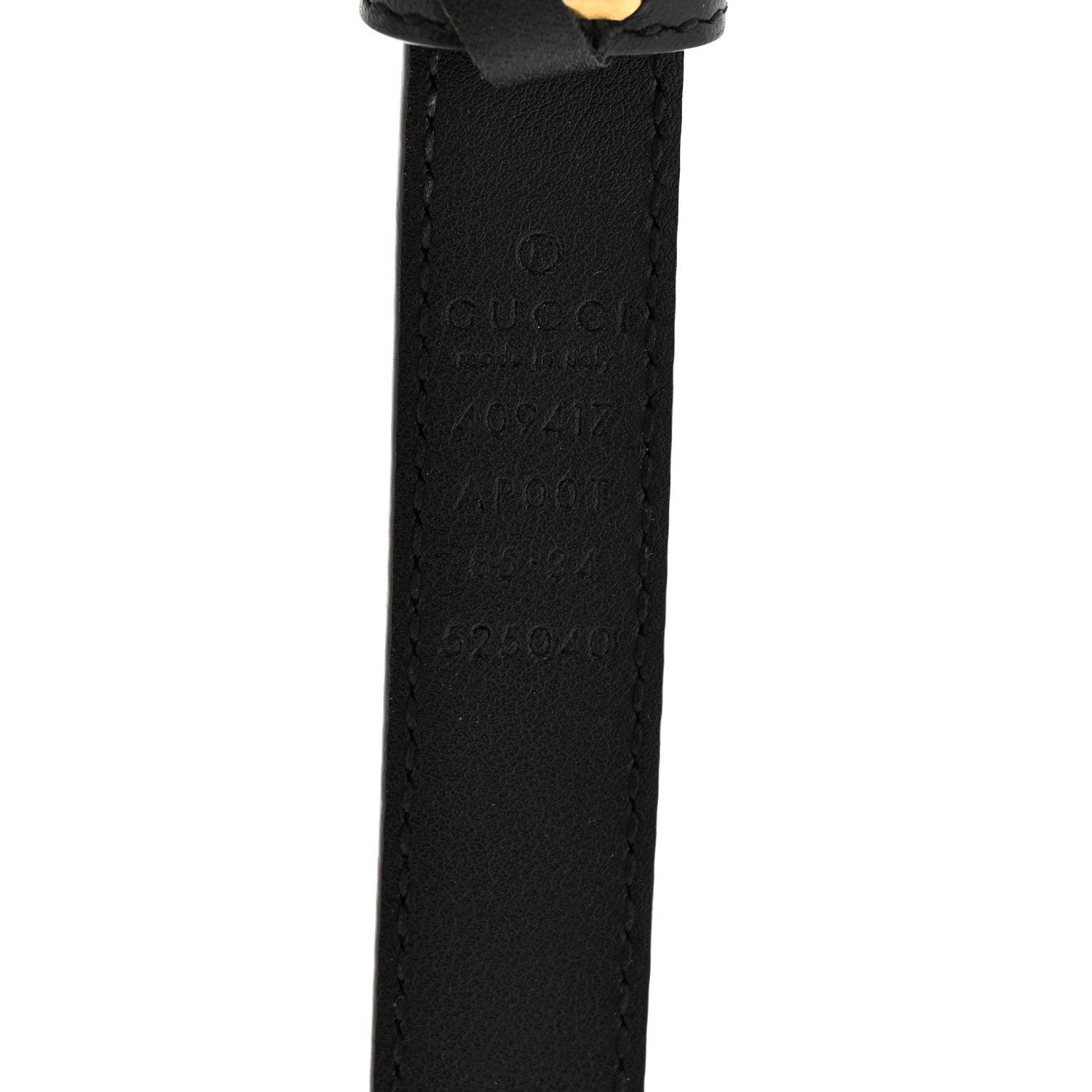 Gucci Calfskin Double G 85 34 Belt Black 4 of 4