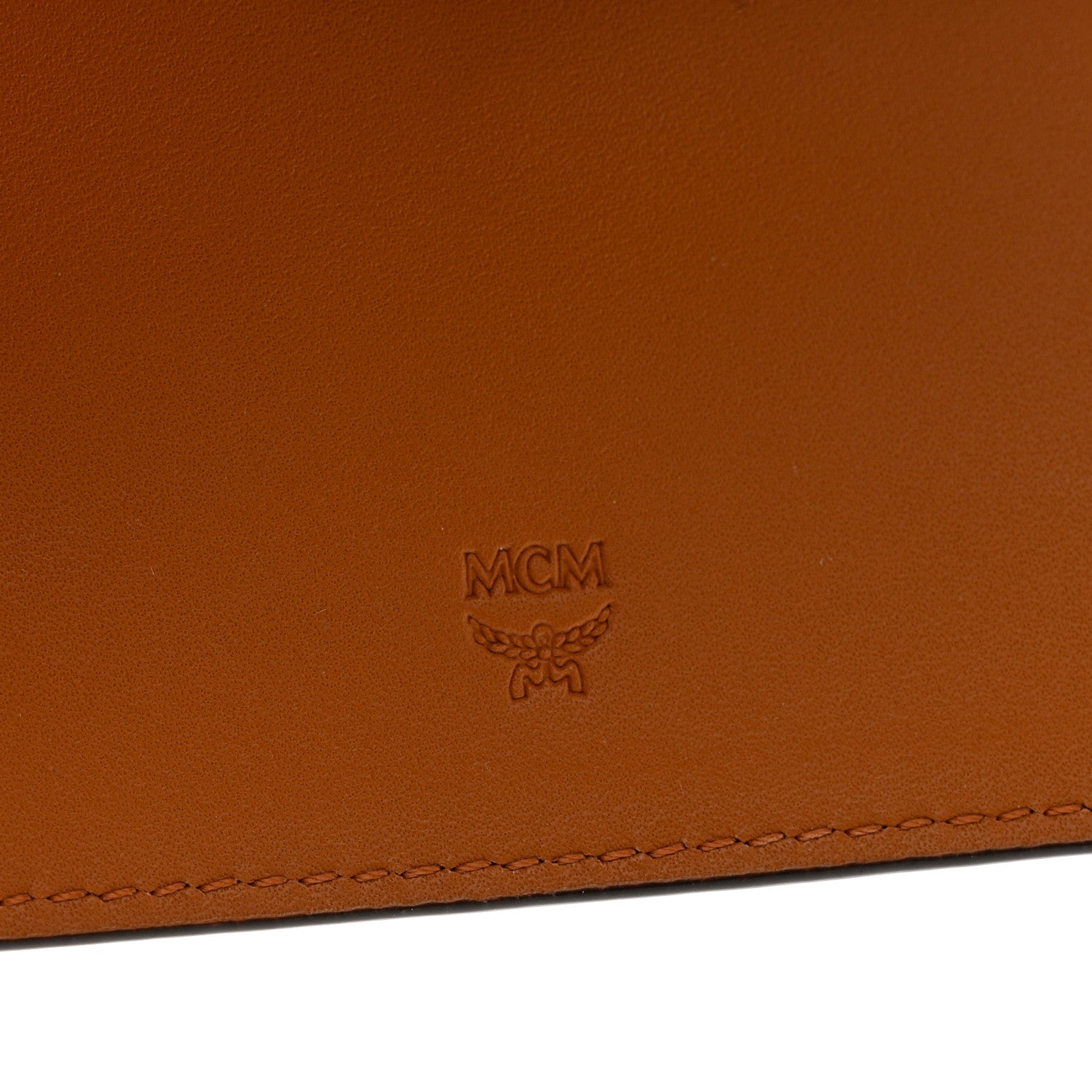 MCM Visetos Patricia Card Case Cognac 7 of 7