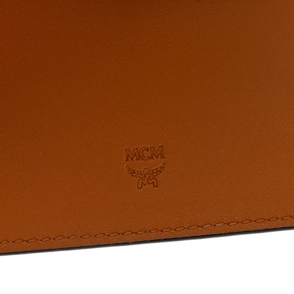 MCM Visetos Patricia Card Case Cognac 7 of 7